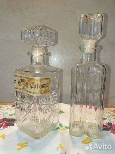 Фигурные флаконы от одеколонов