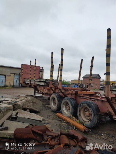 Полуприцеп лесовоз (сортиментовоз) Schmitz Cargobull S01, 1981