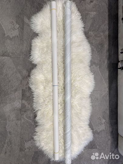 Фотофон матовый белый виниловый моющийся 160*320