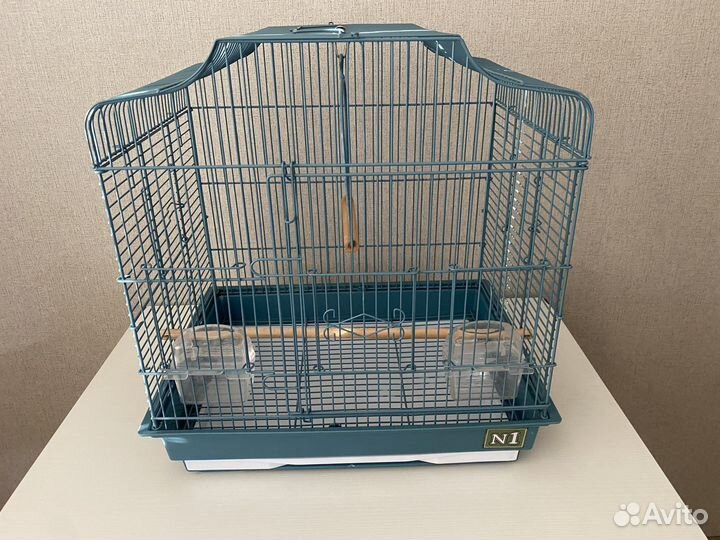 Клетка для птиц-эмаль №1 укомплектованная