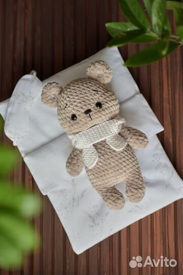 Вязаная игрушка Медвежонок набор подарочный