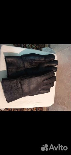 Перчатки кожаные