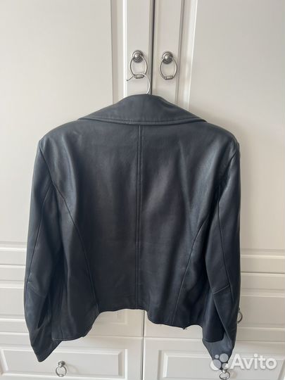 Кожаная куртка женская massimo dutti