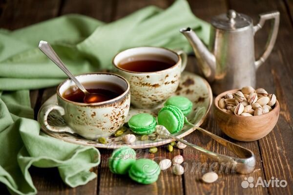 Картина по номерам 40x50 Чай с фисташками