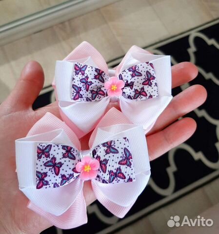 Заколки, бантики, подарочный набор для девочки