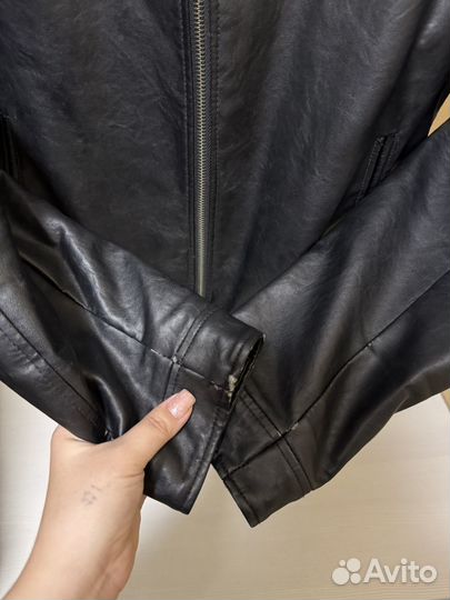 Кожаная куртка мужская 50р-р