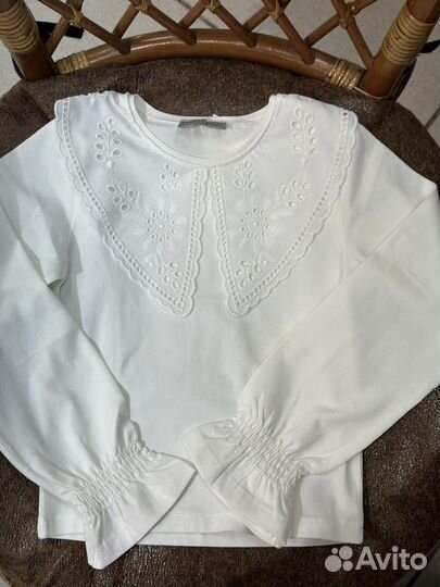 Блузки на девочек школьные