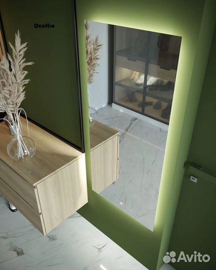 Парящее зеркало без рамы Джозеф