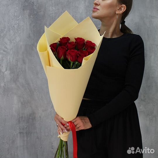 Красные розы букет с доставкой Волгоград