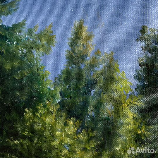 Картина маслом на холсте пейзаж