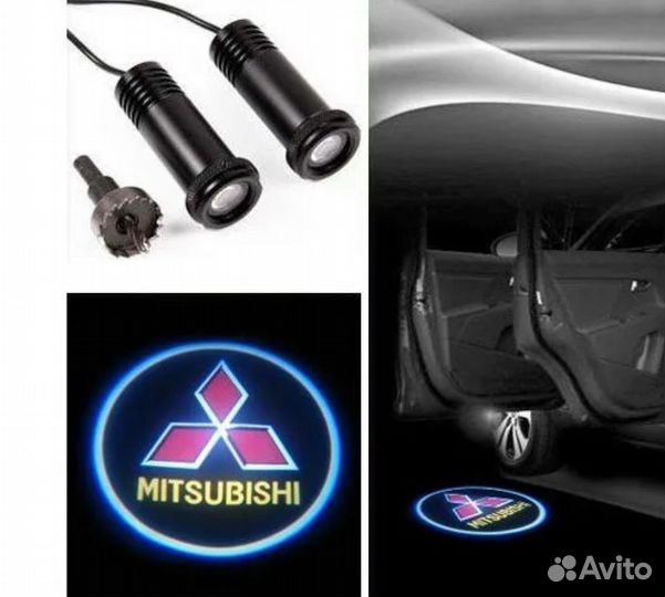 Подсветка лазерная для двери Mitsubishi