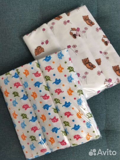 Пеленки детские фланель новые