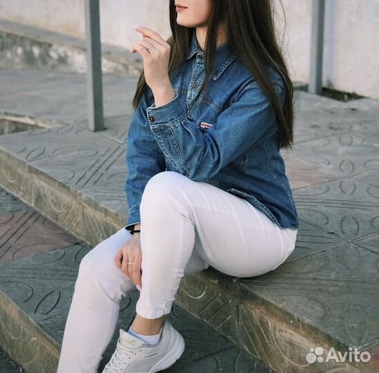Рубашка джинсовая
