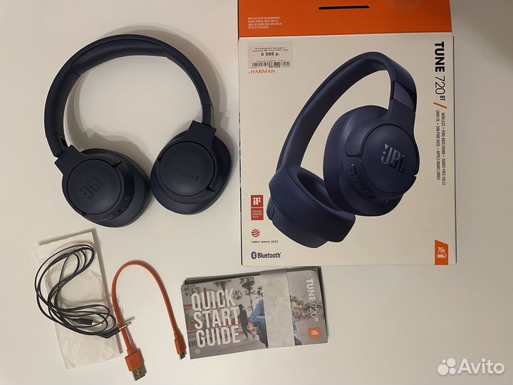 Беспроводные наушники jbl tune 720bt Новые