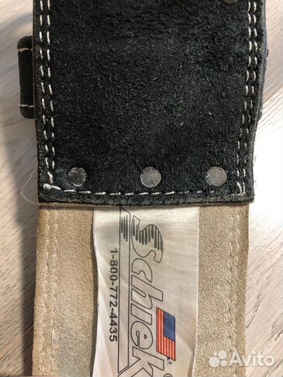 Кожаный ремень для пауэрлифтеров schiek L6011