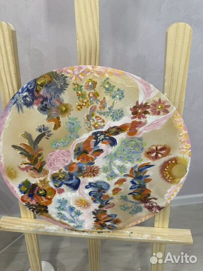 Картина маслом цветы абстракция