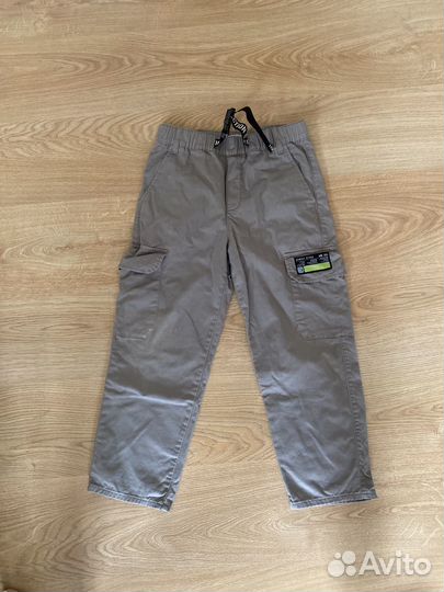 Одежда для мальчика,Брюки карго, водолазка 134