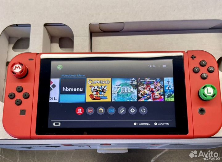 Nintendo switch v2 mario edition Прошитая
