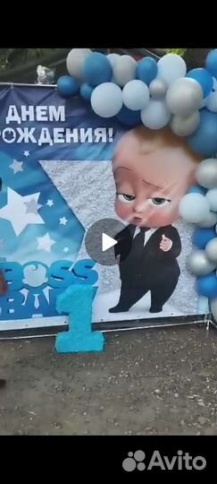 Баннер на день рождения