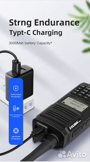 Водоплавающие рации (136-174,400-480MHz,5W) IP68