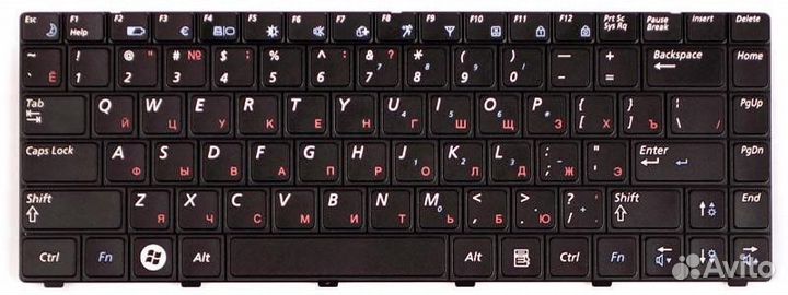 Клавиатура для ноутбука samsung R518 R520 R522