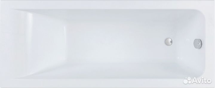 Акриловая ванна stworki Стокгольм 175x75 см, с каркасом