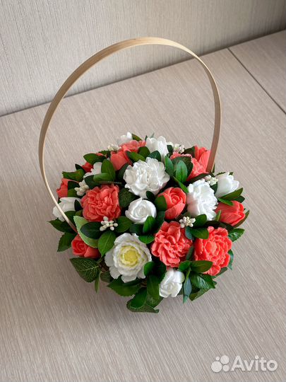 Букет цветы из мыла