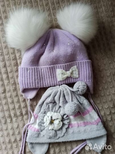 Шапки для девочки зима и осень