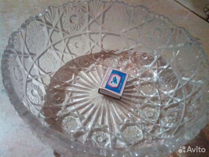 Большая Ваза Хрусталь СССР