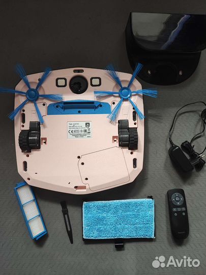 Робот-пылесос Philips FC8795/01, розовый