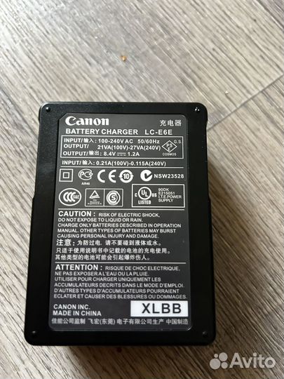Зарядное устройство LC-E6E,Canon