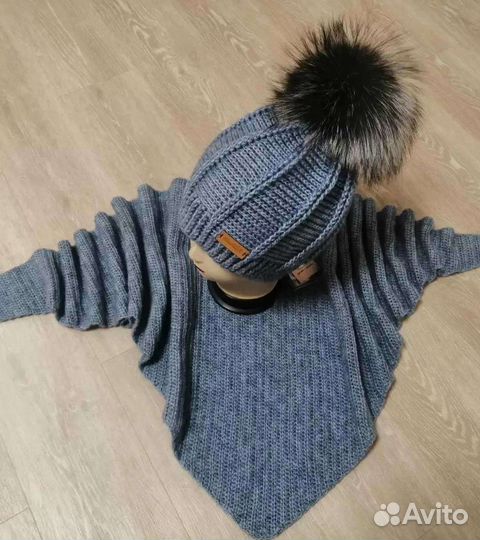 Шапка и шарф бактус