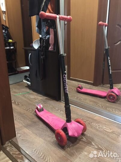 Самокат Triumf Active maxi Flash SKL-07L - розовый