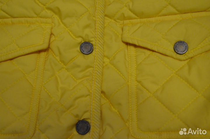 Желтая курта стеганка ralph lauren 5-6 лет