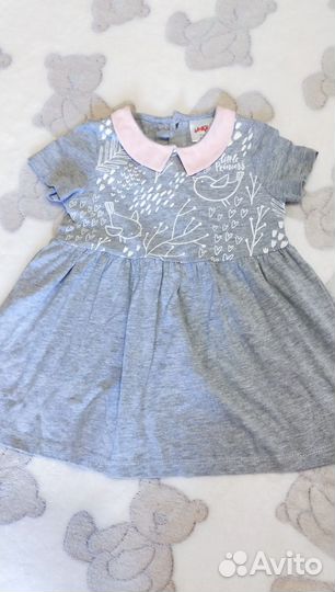 Платье джинсы комбинезон на девочку 80