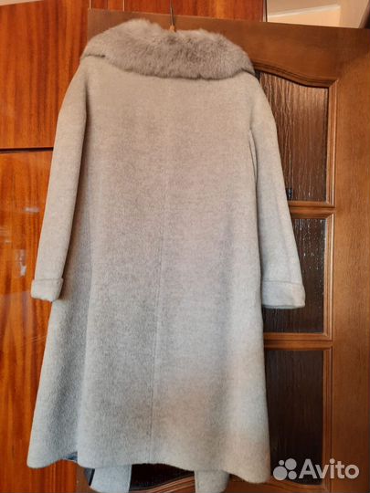 Пальто зимнее драповое 56