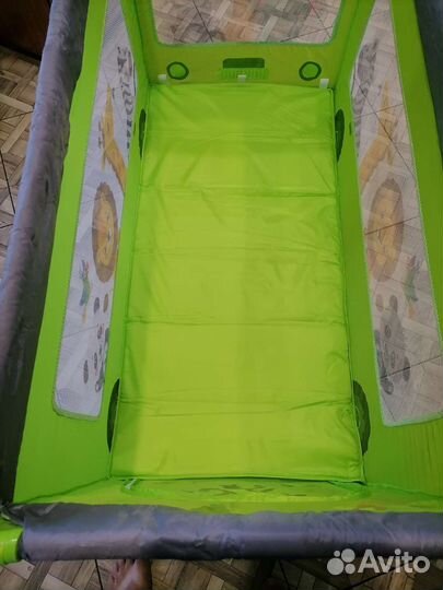 Манеж-кровать Babyton Green bus