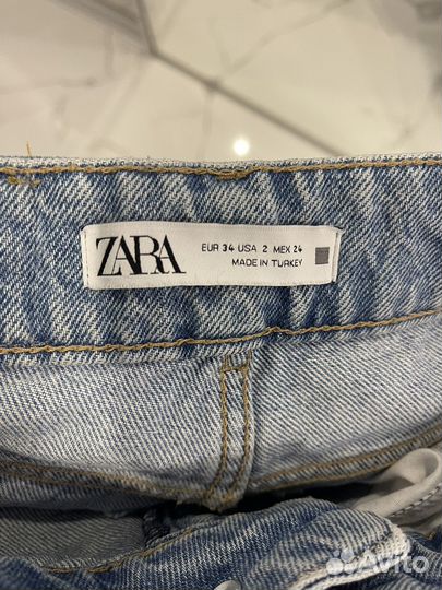 Джинсы zara 34