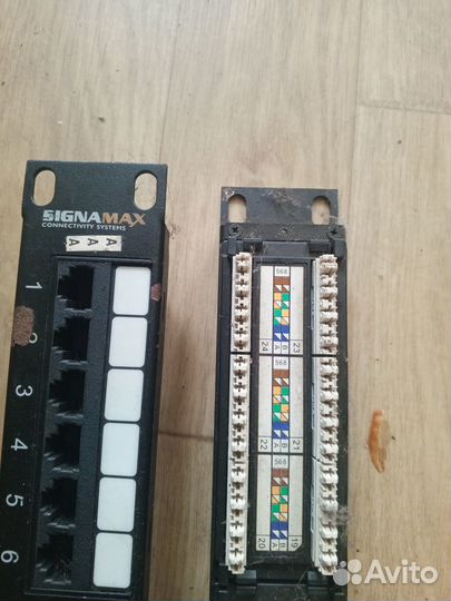 Патч-панели aesp-sygnamax 24 порта cat5e