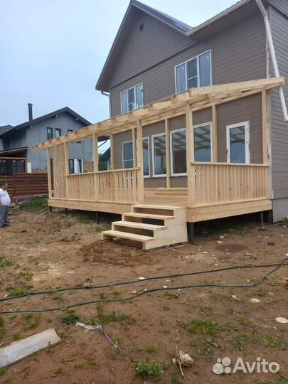 Пристройки, террасы, веранды, беседки