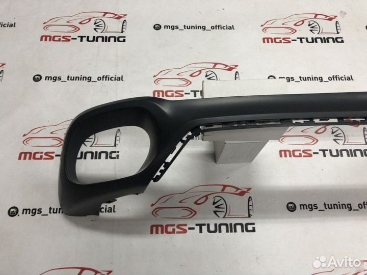 Диффузор бампера под насадки 5.0 BMW X6 f16