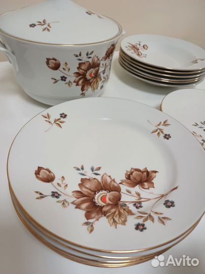 Сервиз столовый, кофейный ГДР