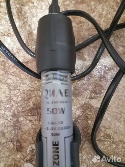 Нагреватель для аквариума с регулятором aquael 50W