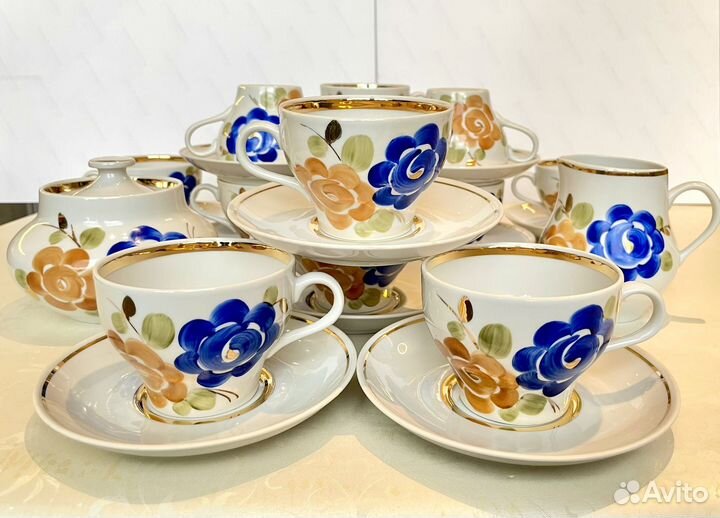 Чайный сервиз Барановка 1960-1970 годы