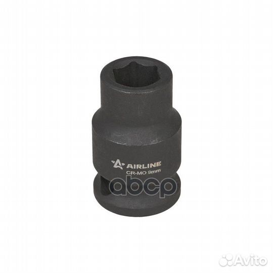 Головка ударная торцевая 3/8 DR шестигранная 9 мм