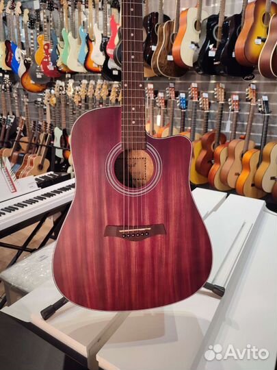 Акустическая гитара Flight D-155C MAH RD