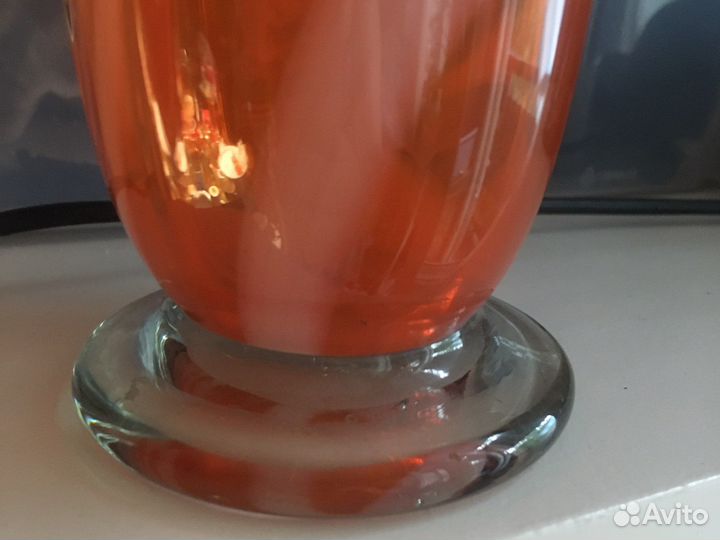 Ваза цветное стекло СССР
