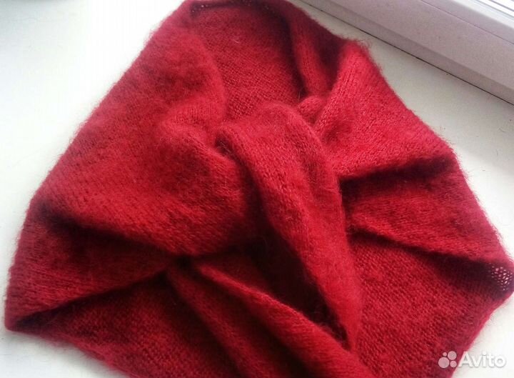 Косынка вязаная