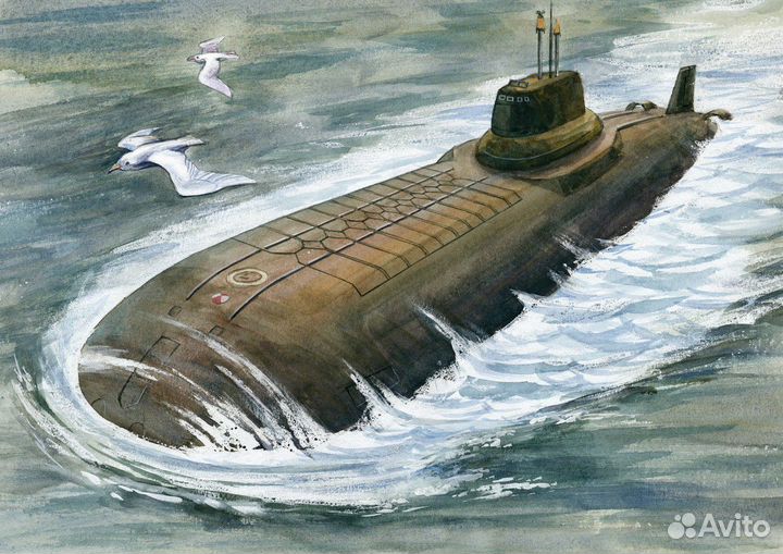 Картины подводные лодки