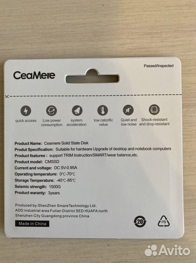 Ссд SSD M.2 CeaMere 1tb для компьютера и ноутбука